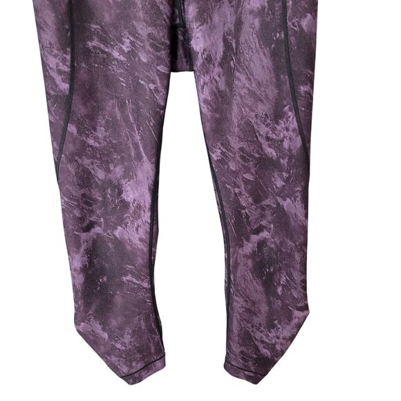 Calia by Carrie Underwood Leggings Womens Size XS Purple Rouched Cropped Workout - Picture 4 of 7
